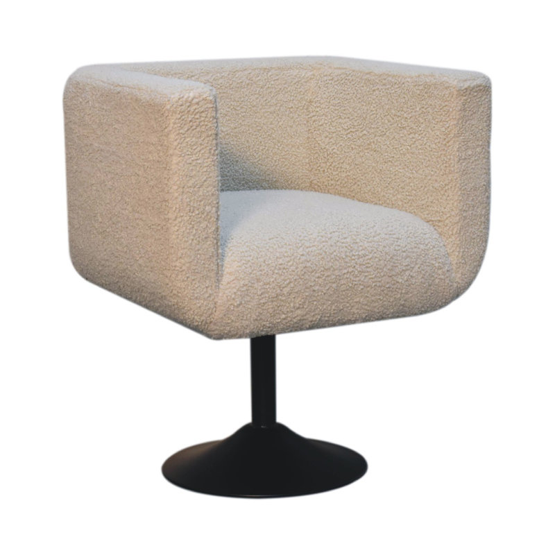 Anarsija Upholstered Swivel Armchair