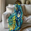 Psychedelic Blossom Blast Throw Blanket-1649102505