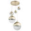 Saundra 5 - Light Gold Cluster Pendant