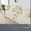 Canapé d'angle modulaire en boucle blanche surdimensionnée, 178,6 pouces, en forme de L, pour la maison-961536110