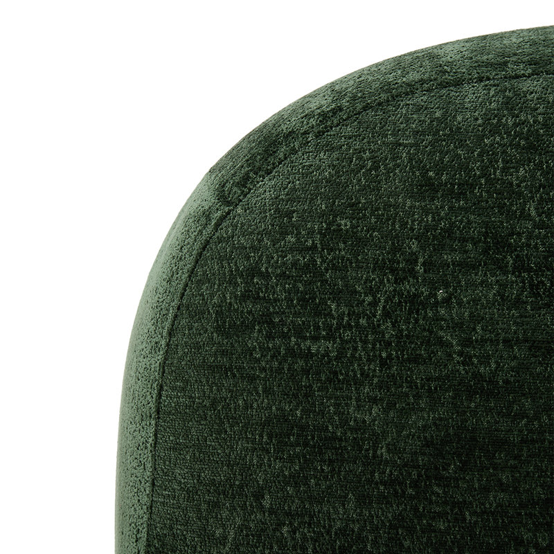 Chenille Chair Swivel, Green
