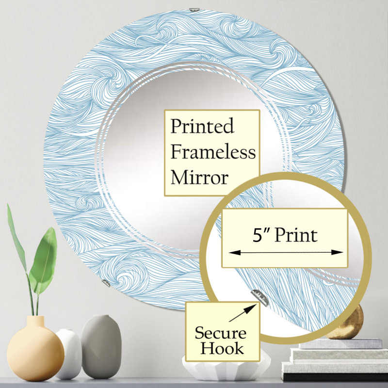 Circle Mirror, 24" x 24"