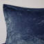 Édredon en velours bleu marine pour lit simple / simple TG