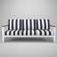 Canapé d'extérieur en métal avec coussin Sunbrella Townsend-1309216591-1088416526