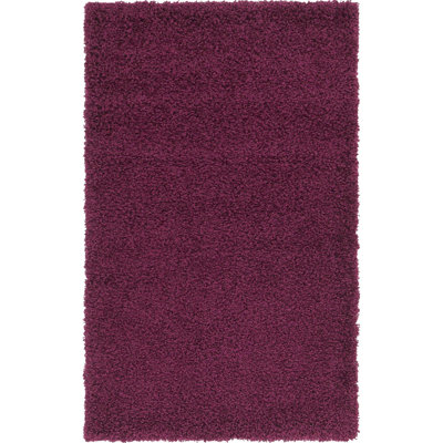 Tapis mauve aubergine Capwell