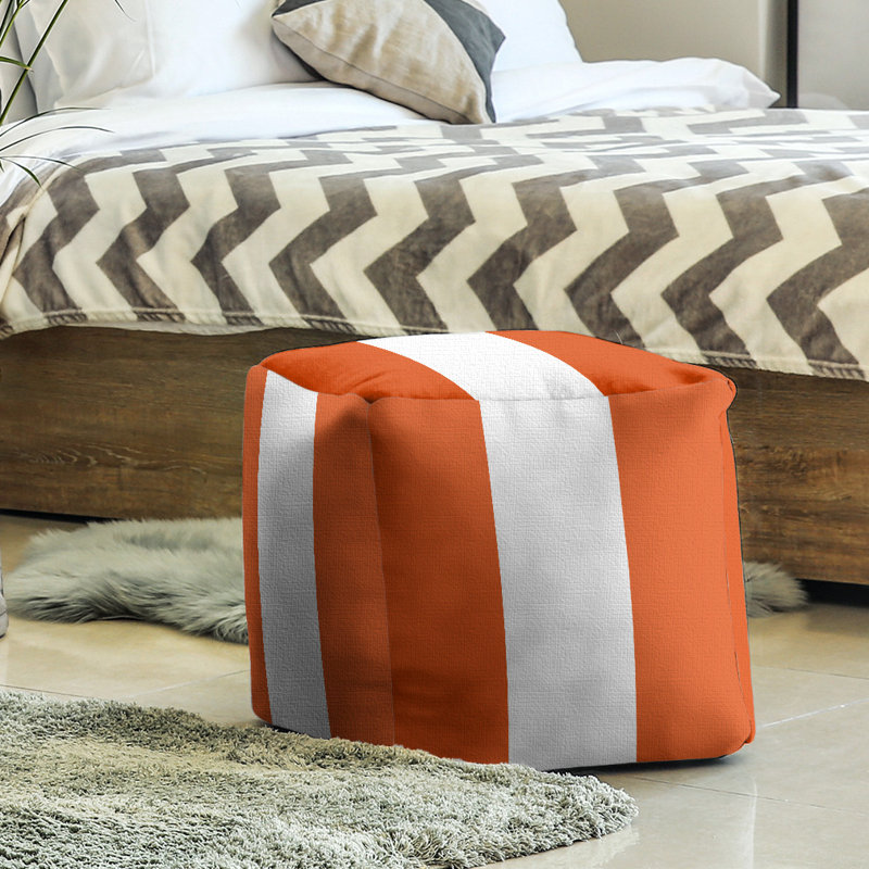 Repose-pieds Oregon Corvallis, Orange / blanc / orange