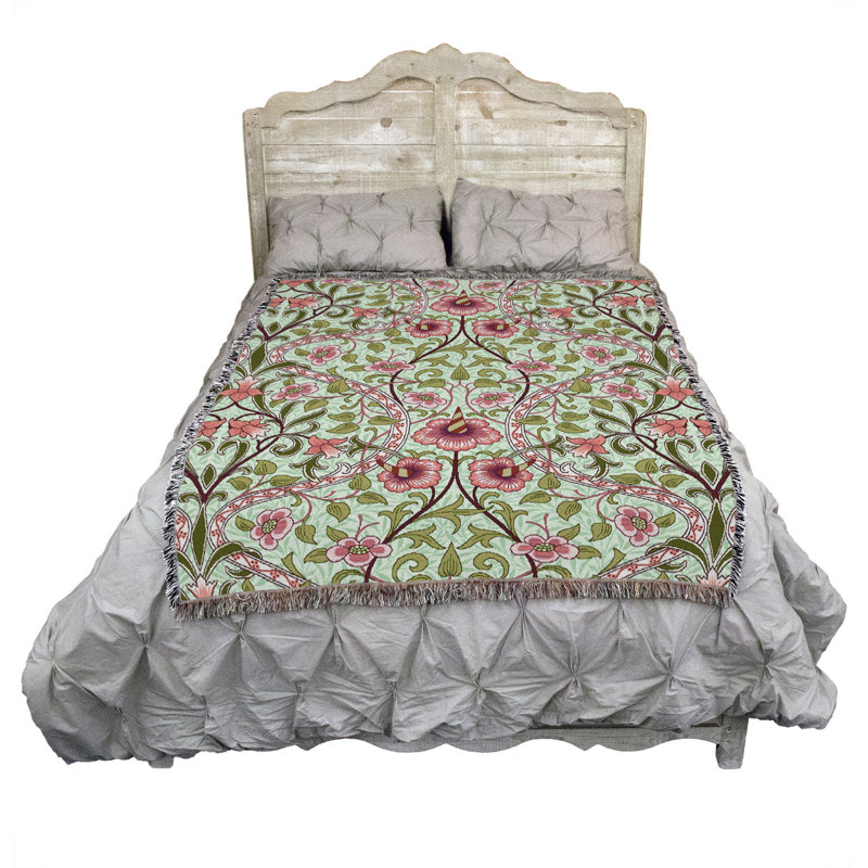 Couverture en melon jonquille Pure Country Weavers, L 54 po x L 72 po, Melon
