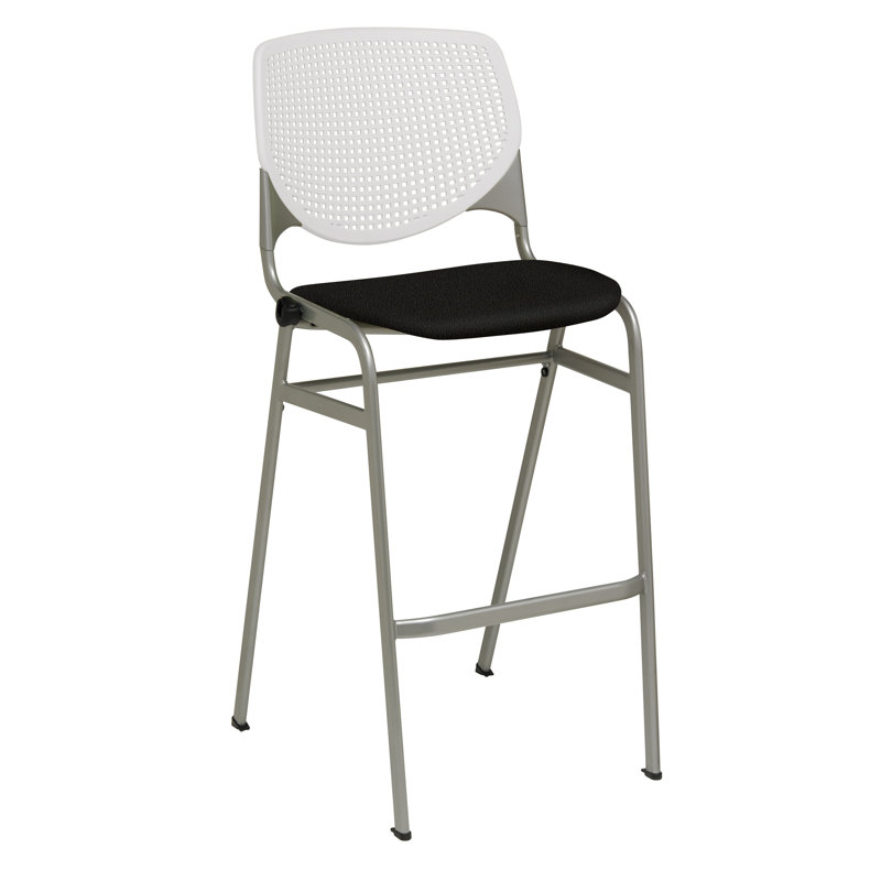 Chaise empilable sans accoudoirs Kool Poly, Tuxedo