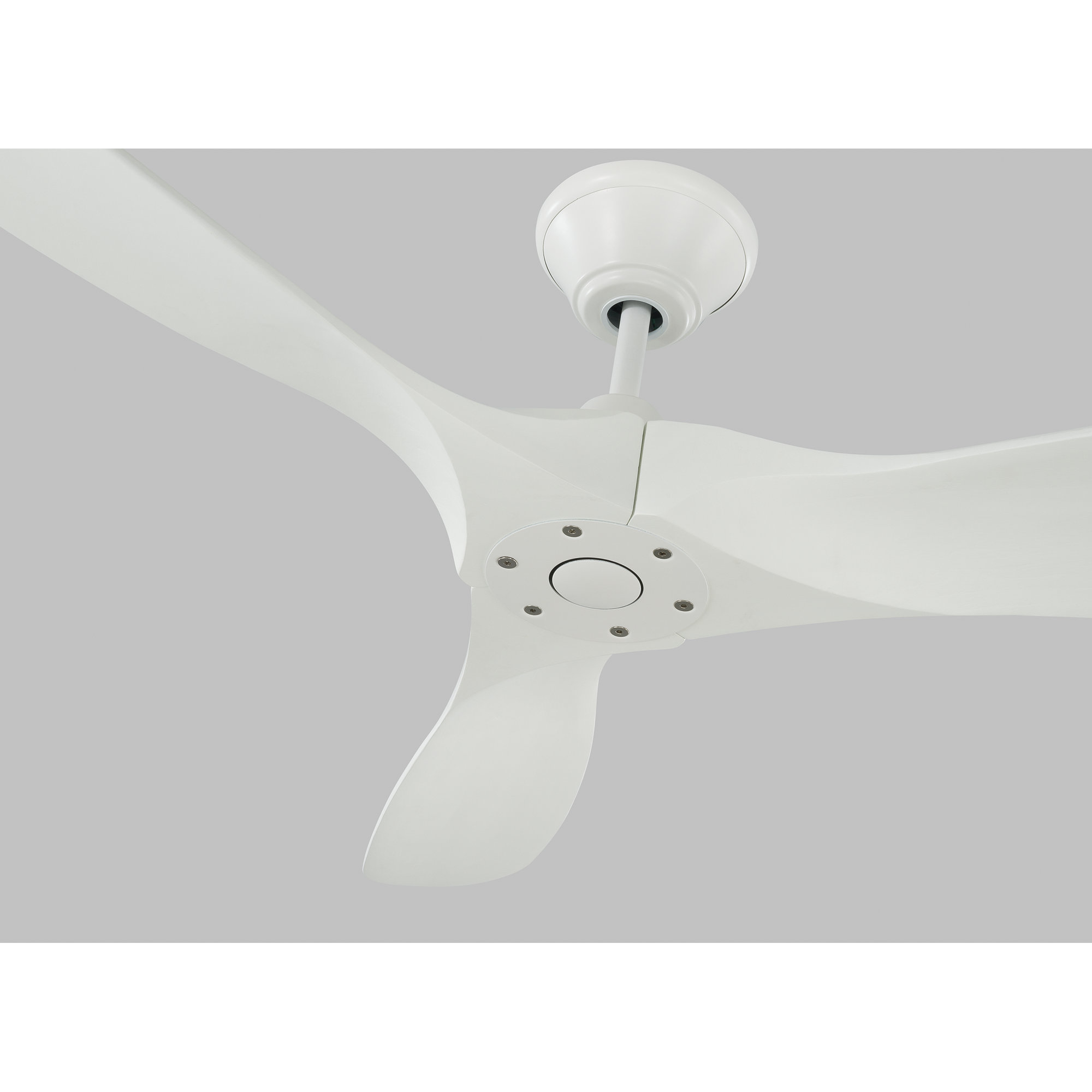 Obsidian 3 Blade Ceiling Fan, Matte White, 52 inches