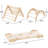 5-in-1 Foldable Pikler Triangle Set for Toddlers with Arch Climber Rocker Jungle Gym