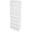 Bibliothèque à 8 couches pour CD et audio, cuisine multifonctionnelle, tablettes réglables, conception détachable, matériau, bibliothèque de 11,8 po de largeur avec tablettes, construction, support de charge de 25 lb-123520097