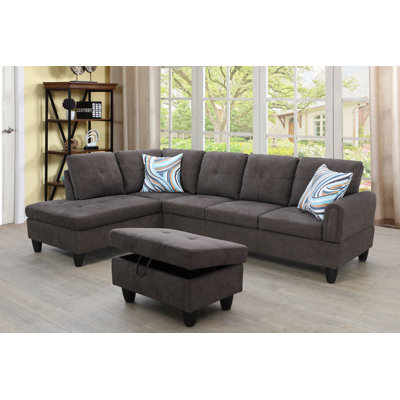 Tatman Upholstered L-Shaped Sectional