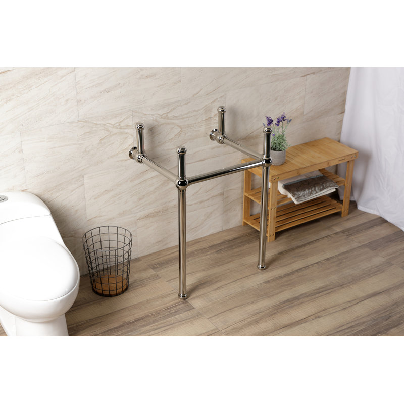 Kingston Brass Fauceture Brass Console Sink Legs, Polished Nickel