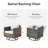 Outdoor Furniture 9 Pieces Set With Stove-99241374