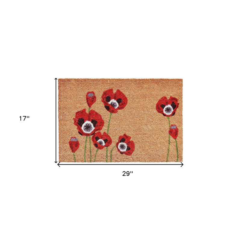 Tapis d'extérieur 17 po x 29 po Coir