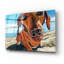 Art mural en verre Red Barrel Studio «Sand Dog» par Kathryn Wronski-164727462