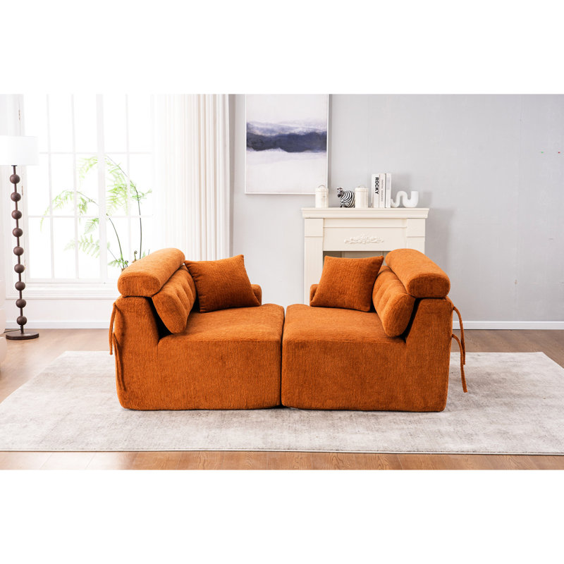 Orange avec des lignes élégantes pour un look élégant, Orange