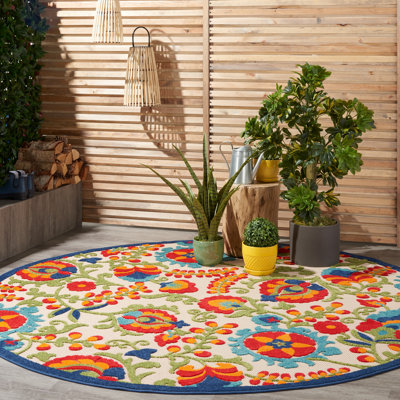 Floral Area Rug