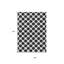 Tapis intérieur lavable à pois noir 8 pi x 10 pi