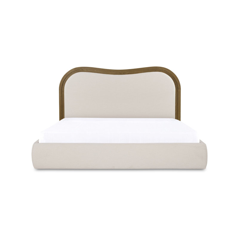 Camilla King Bed Oat, White, King