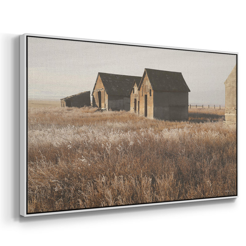The Old Farm, reproduction d'art sur toile, Blanc, H 27 po x l 41 po x P 2 po