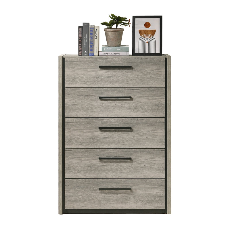 34.6 " W 5 - Drawer Dresser