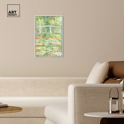Art Remedy The Garden Framed Impressionism /Monet And Van Gogh Inspired Art 56519