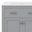Ensemble de meuble-lavabo 60 po avec lavabo double, ensemble de meuble-lavabo double (séparé), tablette réglable, portes à fermeture en douceur et tiroir rabattable-810210947