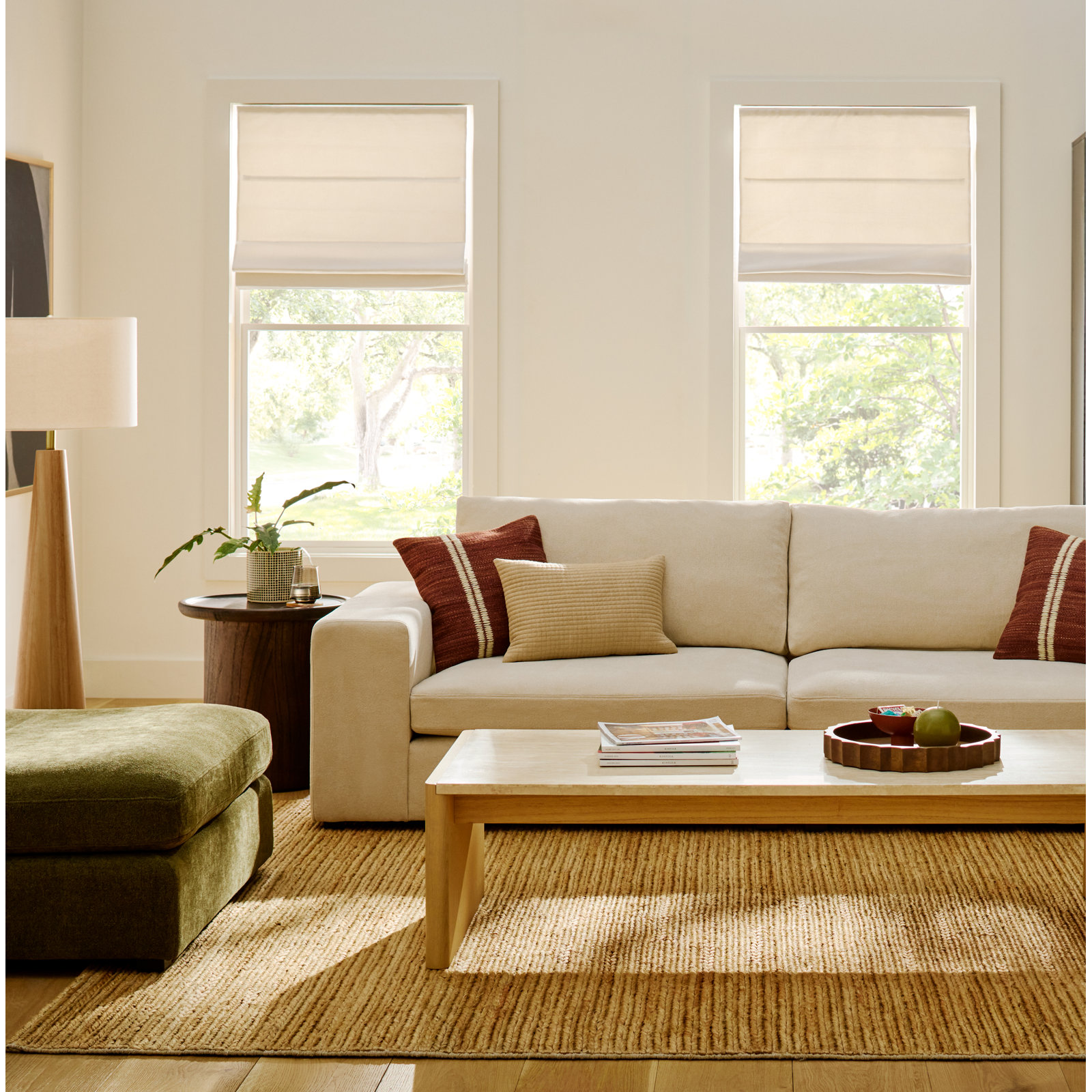 Oscar Natural Hand-Loomed Jute Rug, Rectangle 5' x 8'