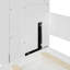Lit escamotable Ashen avec tablettes, garde-robe et lumière DEL-121422758-115825685
