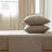 100% Washed Cotton Sheet Set Extra Deep Pocket Linen Like Textured-404490831-457429642