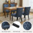 Tufted Upholstered Dining Chairs with Solid Wood Legs-696111903-696111896