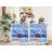Shoe Box with RGB LED Light, Wooden Stackable Shoe Storage Box with Glass Door, Shoe Storage Bin Shoe Display Case for Sneakers (4 Tier-1)-34093132