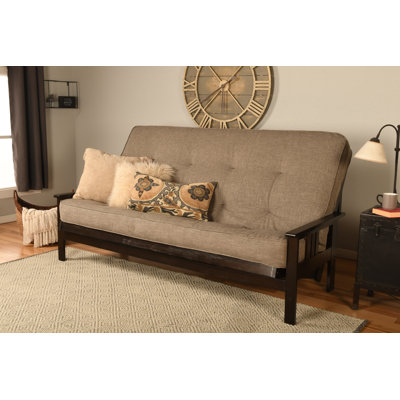 Johnte Queen 86" Futon Frame and Mattress