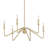 Roin 6 - Light Steel Dimmable Round Chandelier-1143043094