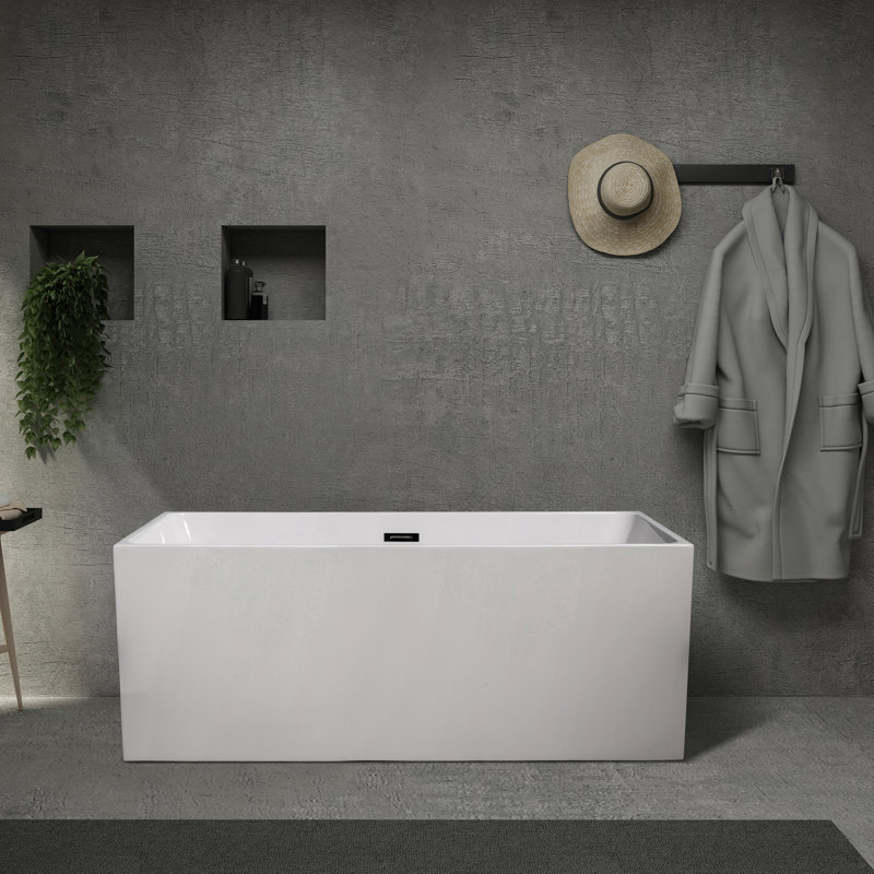 Baignoire de trempage autoportante en acrylique Skylar