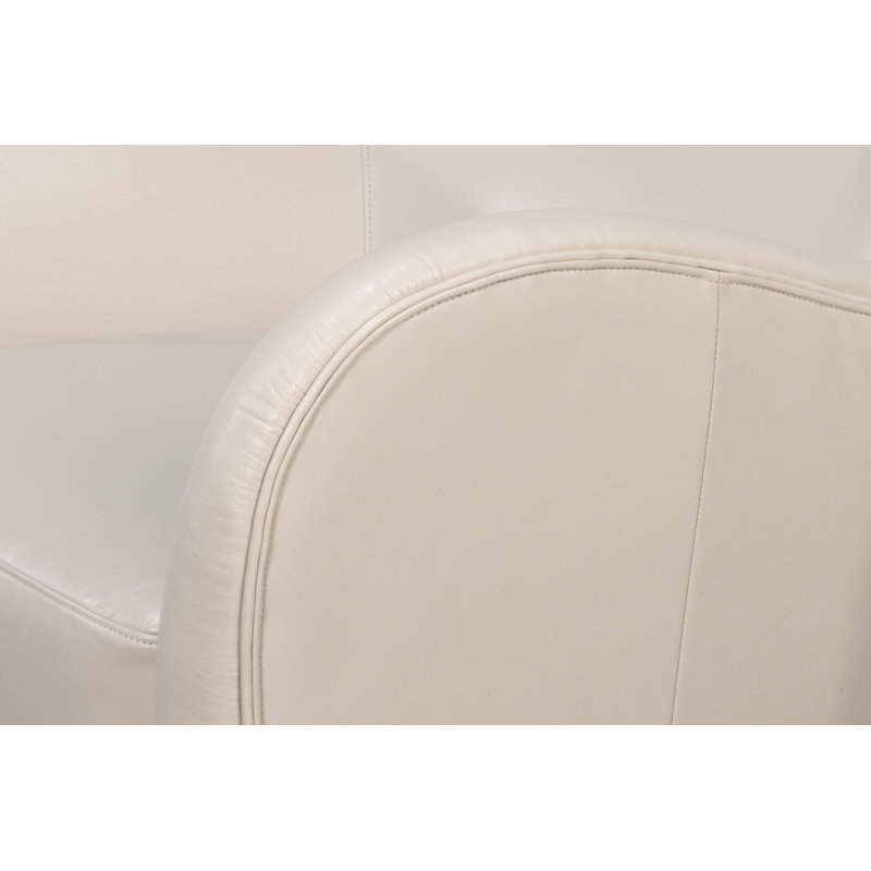 Lombard Club Chair, Crystal White