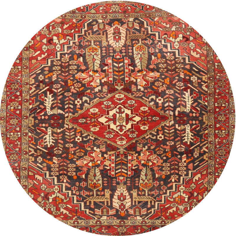 Maahin Oriental Indoor Rug, Round 5'