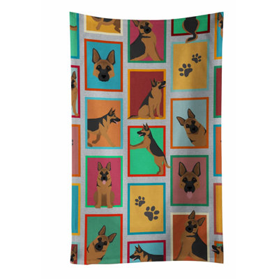 Shepherd's Charm: Decorative German Shepherd Kitchen & Bath Towel Set