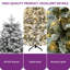 Arbre de Noël enneigé 6 pi avec 11 modes d'éclairage-179618107
