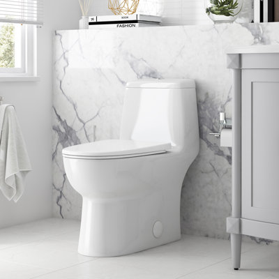 Toilette allongée une pièce Jade