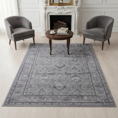 Tapis gris de la collection MARFI
