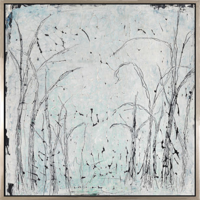 Willows Blind - Peinture sur toile avec cadre flottant