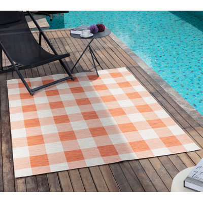 Surya Checkered Indoor/Outdoor Rug
