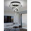 Plafonnier encastré en cristal 24 po Dia Crystal-635418491