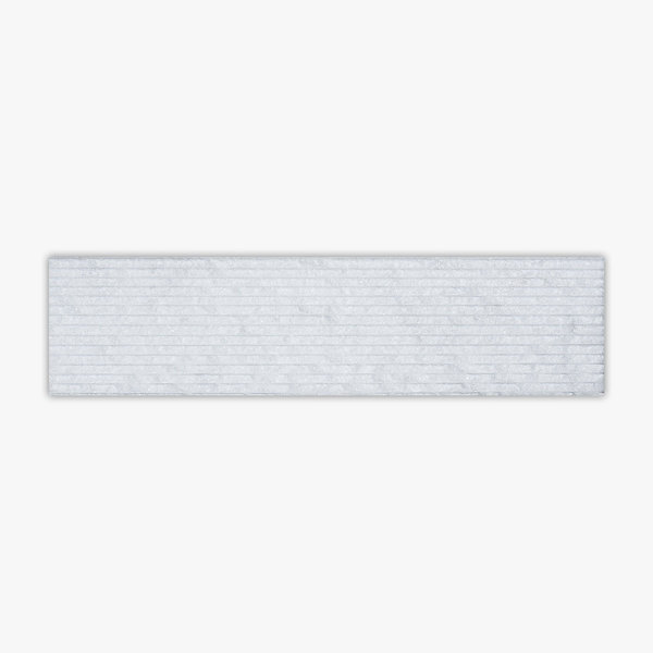 Turkish Carrara Stria 6x24 Marble Wall Tile
