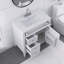 Meuble-lavabo sur pied l 30 po x P 18,3 po x H 33,8 po avec lavabo
