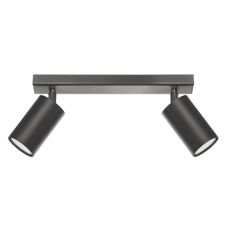 Gustavo Semi Flush Mount, Black