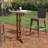 Ponce Round Acacia Outdoor Bar Table