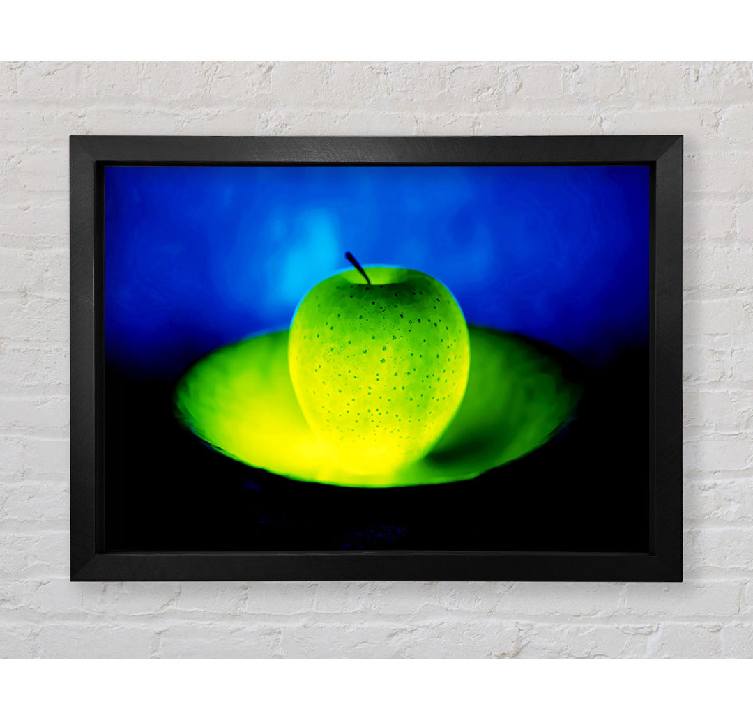 Wandbild Green Apple Glow